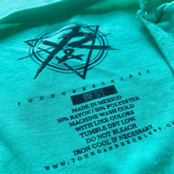 Young and Reckless Muscle Tee - Picture 3 of 5